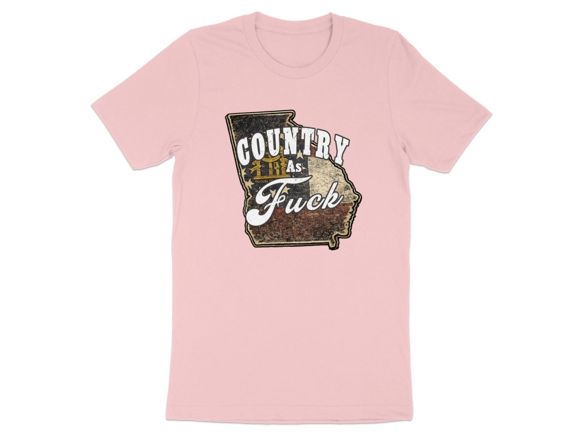 Country As Fuck Georgia T-Shirt | Vintage Georgia Pride Graphic Tee - Anything AF