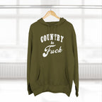 Country As Fuck Hoodie | Country Pride Fleece Sweatshirt - Anything AF