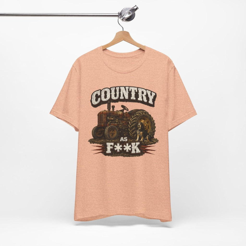 Country As Fuck T-Shirt – Vintage Tractor 2 | Country Pride Graphic Tee - Anything AF