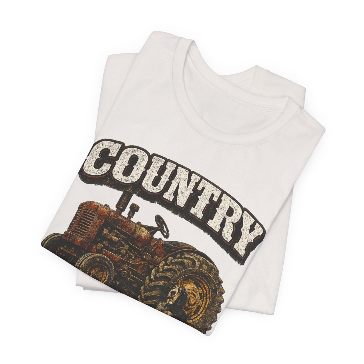 Country As Fuck T-Shirt – Vintage Tractor 2 | Country Pride Graphic Tee - Anything AF