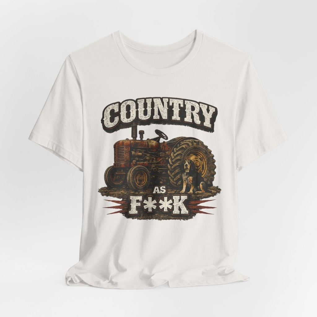 Country As Fuck T-Shirt – Vintage Tractor 2 | Country Pride Graphic Tee - Anything AF
