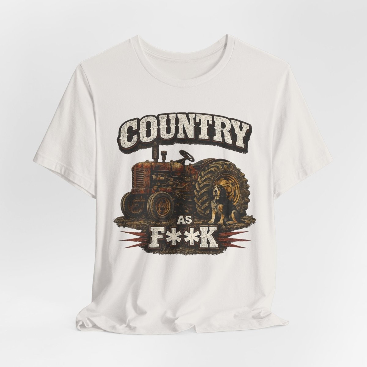 Country As Fuck T-Shirt – Vintage Tractor 2 | Country Pride Graphic Tee - Anything AF