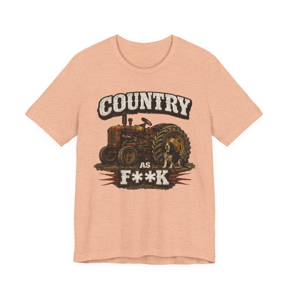 Country As Fuck T-Shirt – Vintage Tractor 2 | Country Pride Graphic Tee - Anything AF