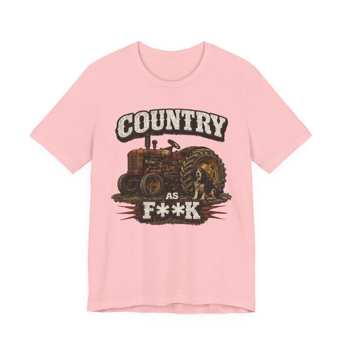 Country As Fuck T-Shirt – Vintage Tractor 2 | Country Pride Graphic Tee - Anything AF