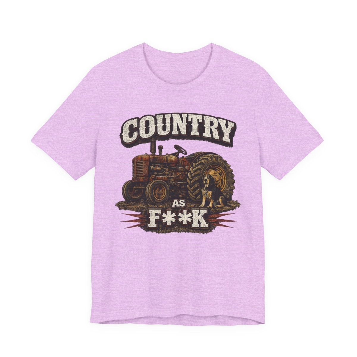 Country As Fuck T-Shirt – Vintage Tractor 2 | Country Pride Graphic Tee - Anything AF