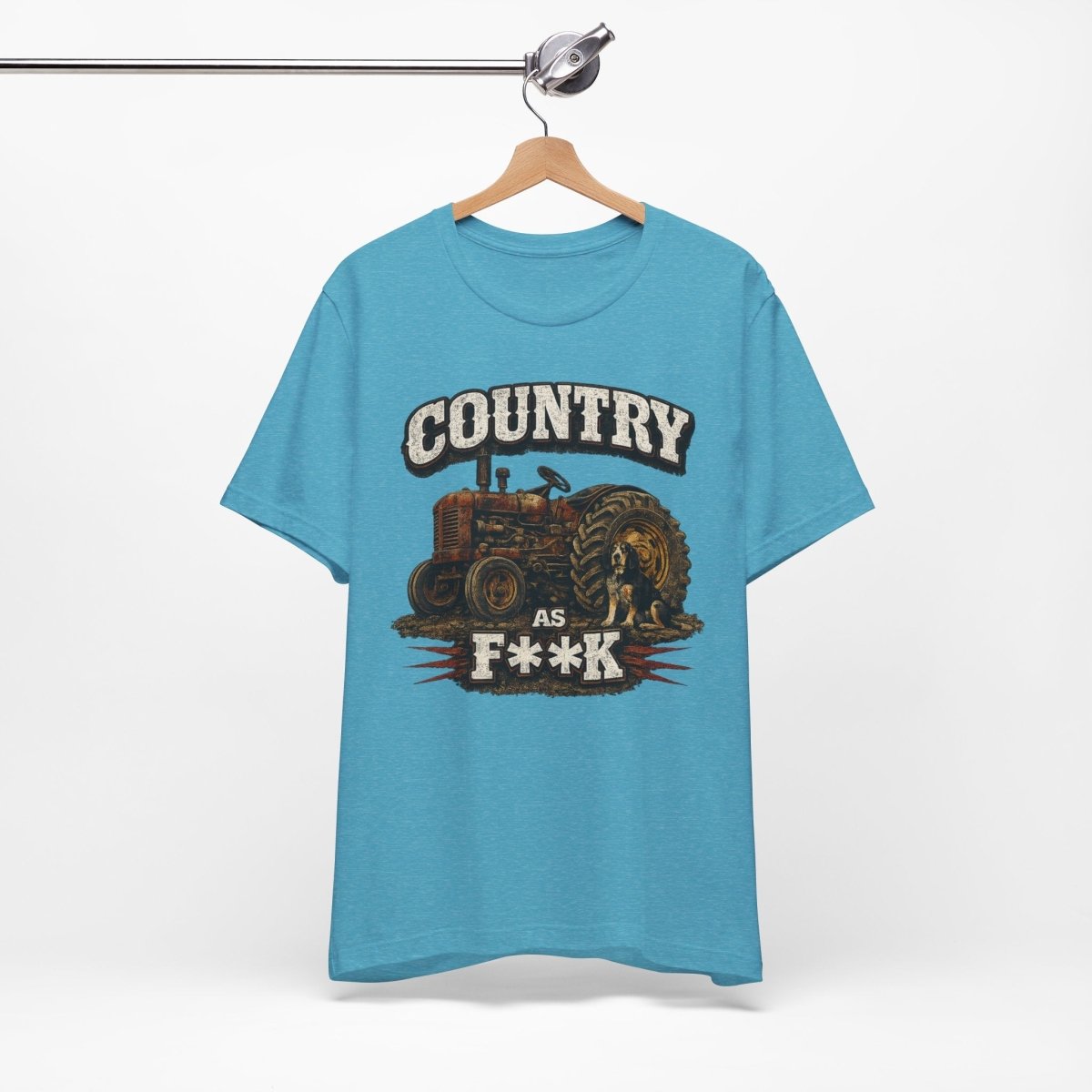 Country As Fuck T-Shirt – Vintage Tractor 2 | Country Pride Graphic Tee - Anything AF