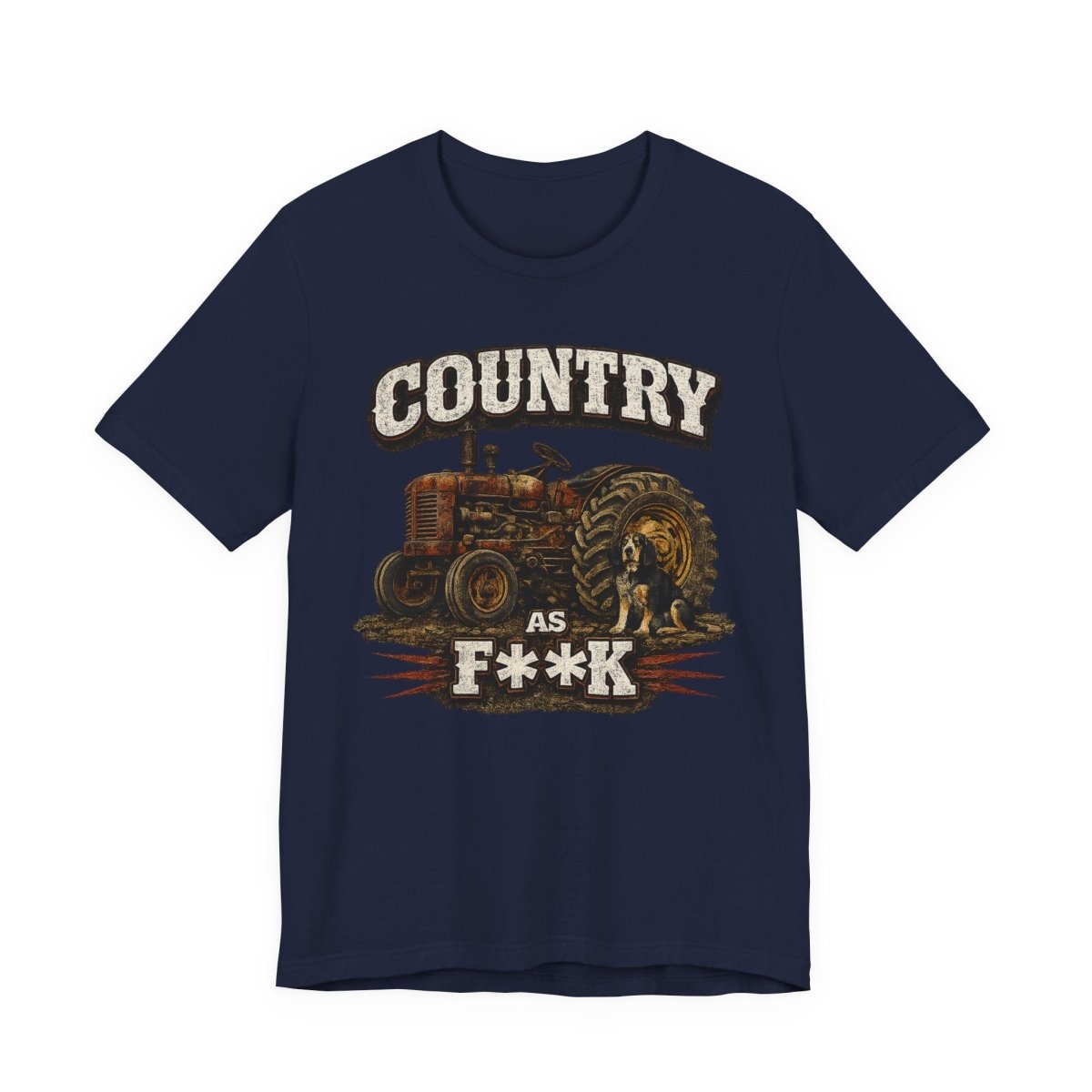 Country As Fuck T-Shirt – Vintage Tractor 2 | Country Pride Graphic Tee - Anything AF