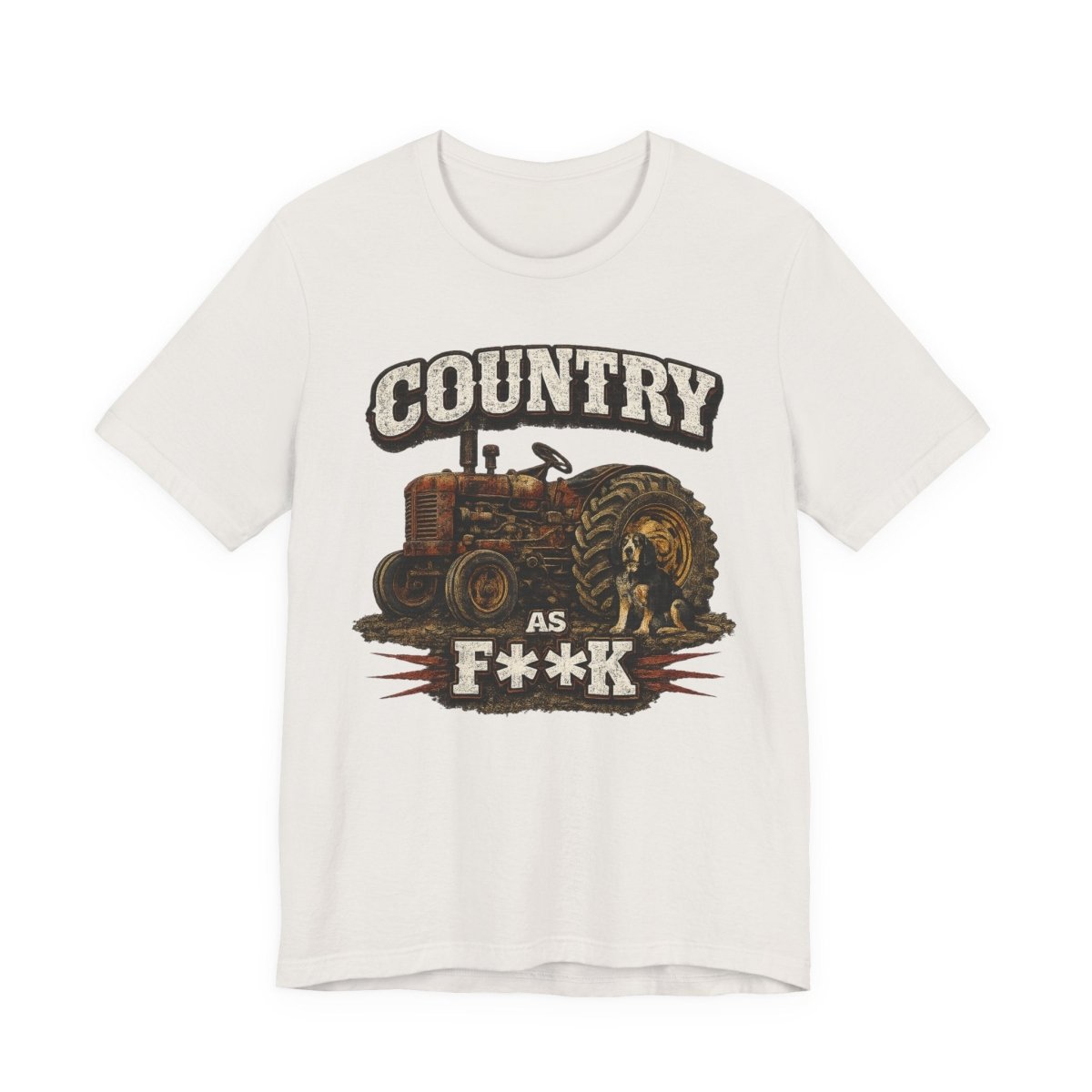Country As Fuck T-Shirt – Vintage Tractor 2 | Country Pride Graphic Tee - Anything AF