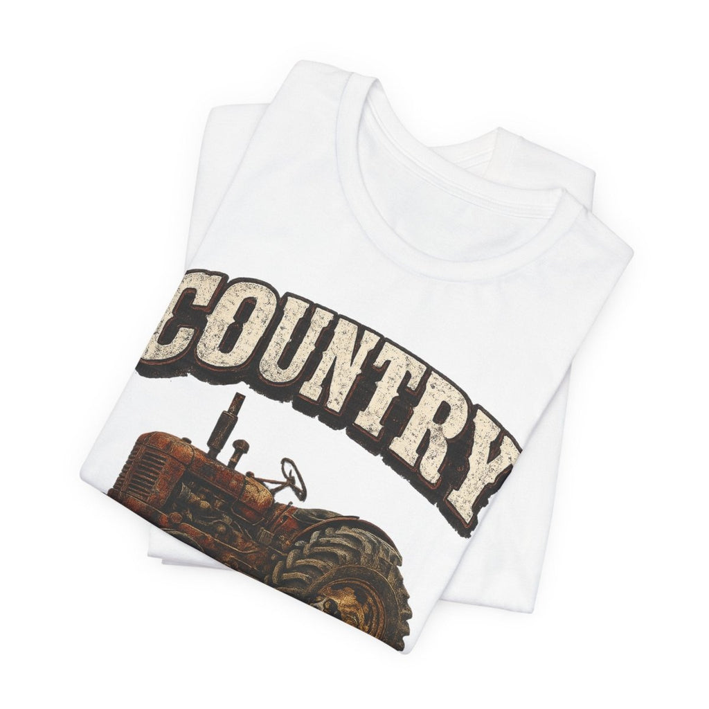 Country As Fuck T-Shirt – Vintage Tractor | Hound Dog Country Graphic Tee - Anything AF