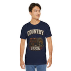 Country As Fuck T-Shirt – Vintage Tractor | Hound Dog Country Graphic Tee - Anything AF
