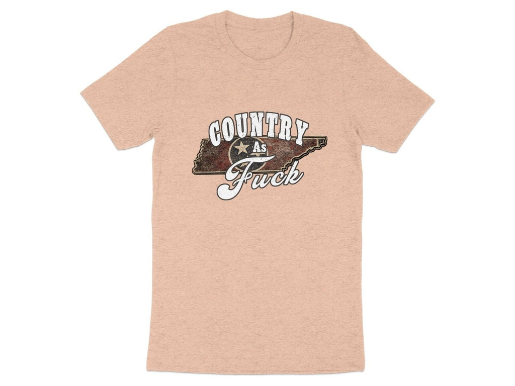 Country As Fuck Tennessee T-Shirt | Vintage Tennessee Pride Graphic Tee - Anything AF