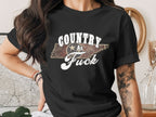 Country As Fuck Tennessee T-Shirt | Vintage Tennessee Pride Graphic Tee - Anything AF