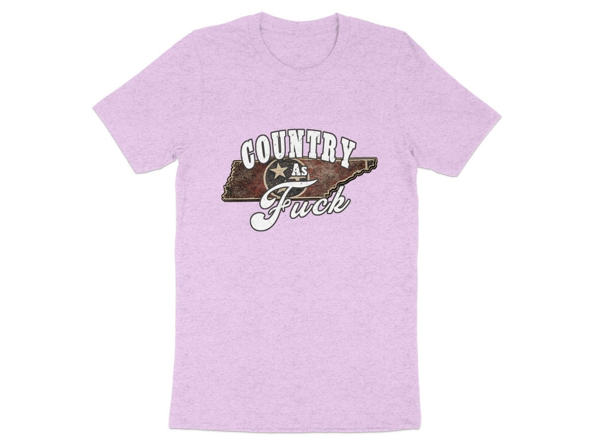 Country As Fuck Tennessee T-Shirt | Vintage Tennessee Pride Graphic Tee - Anything AF