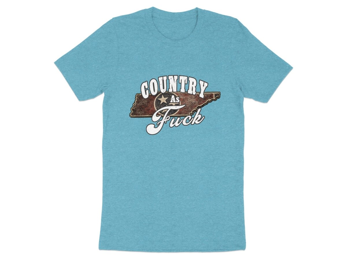 Country As Fuck Tennessee T-Shirt | Vintage Tennessee Pride Graphic Tee - Anything AF