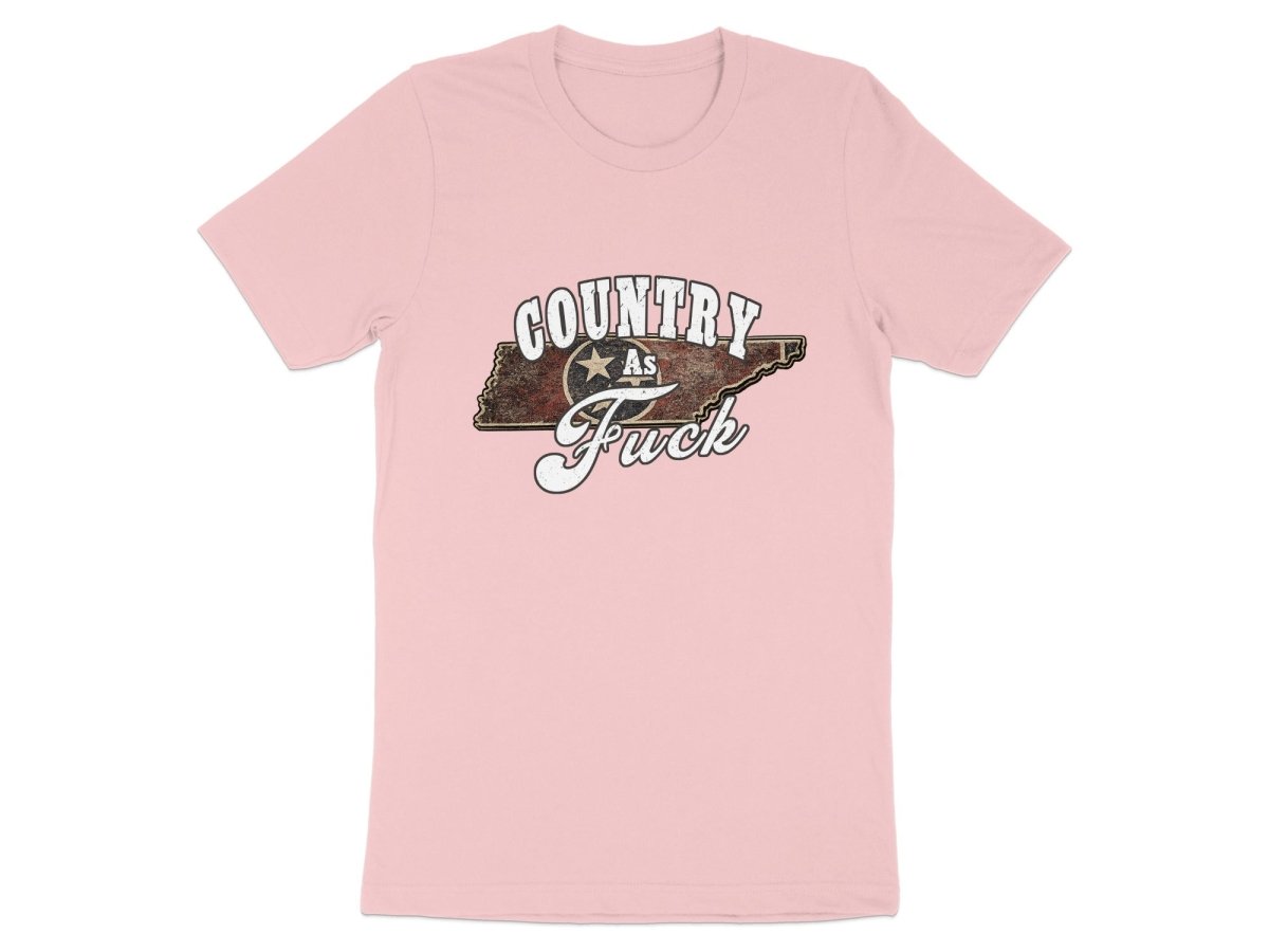 Country As Fuck Tennessee T-Shirt | Vintage Tennessee Pride Graphic Tee - Anything AF
