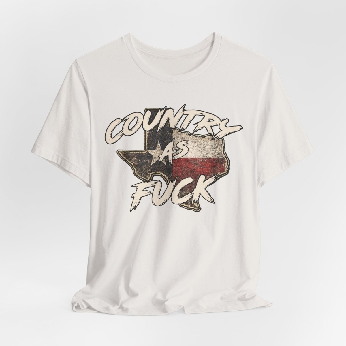 Country As Fuck Texas T-Shirt | Vintage Texas Flag Graphic Tee - Anything AF