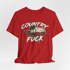 Country As Fuck Texas T-Shirt | Vintage Texas Flag Graphic Tee - Anything AF