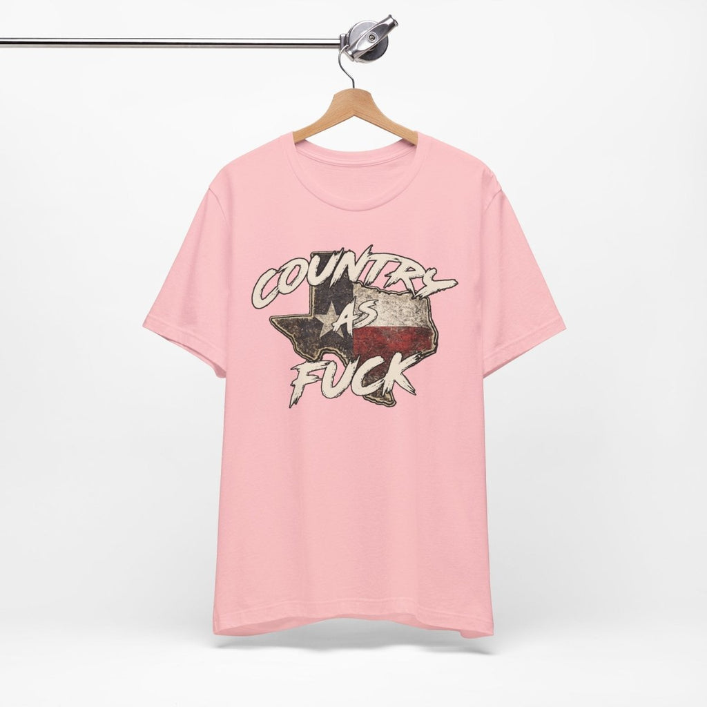 Country As Fuck Texas T-Shirt | Vintage Texas Flag Graphic Tee - Anything AF