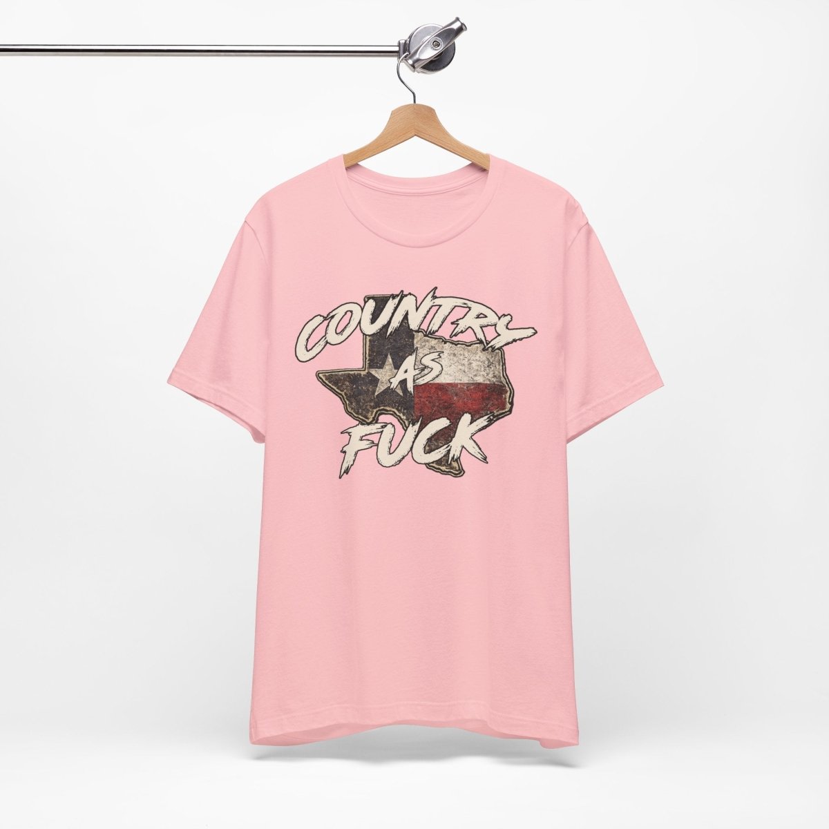 Country As Fuck Texas T-Shirt | Vintage Texas Flag Graphic Tee - Anything AF
