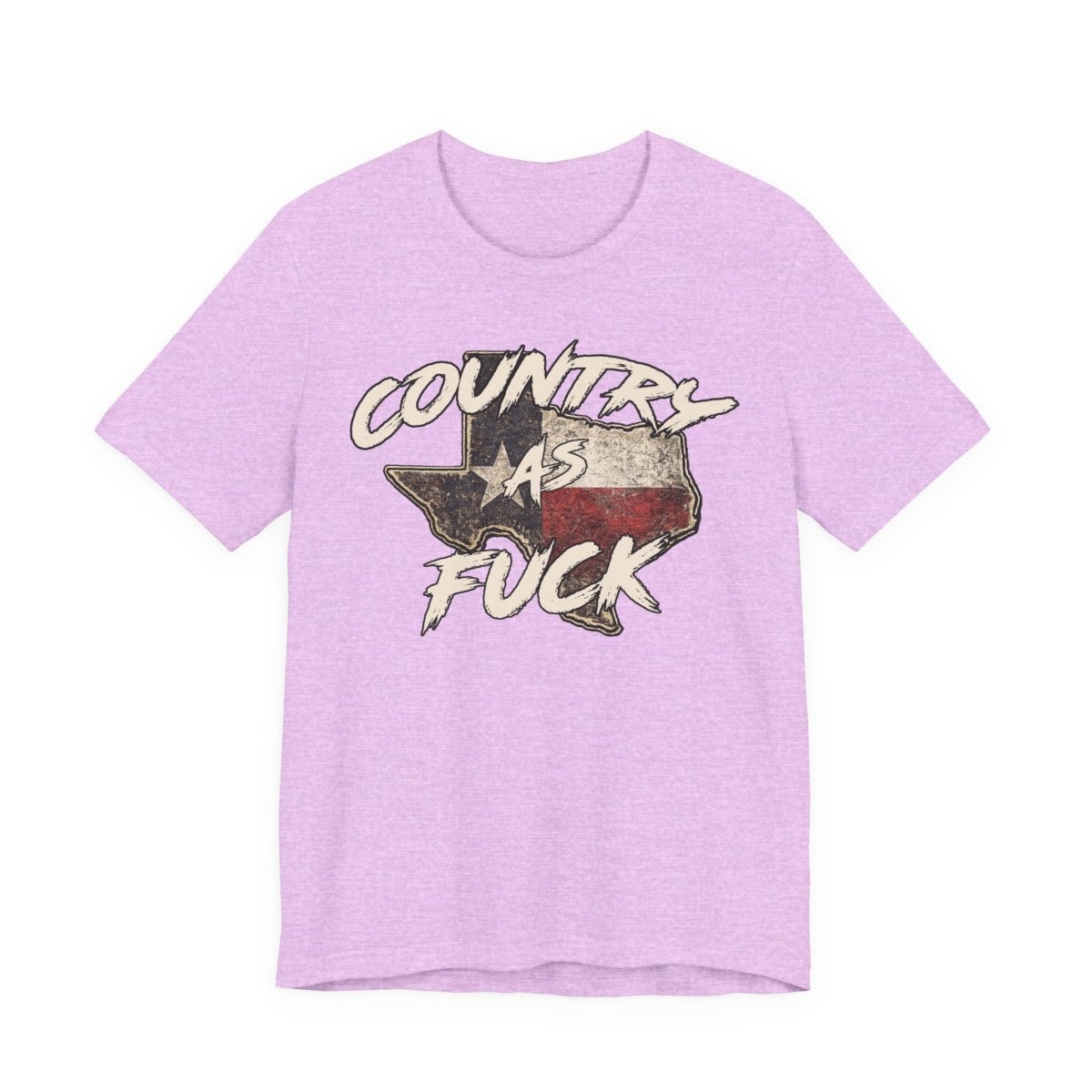 Country As Fuck Texas T-Shirt | Vintage Texas Flag Graphic Tee - Anything AF
