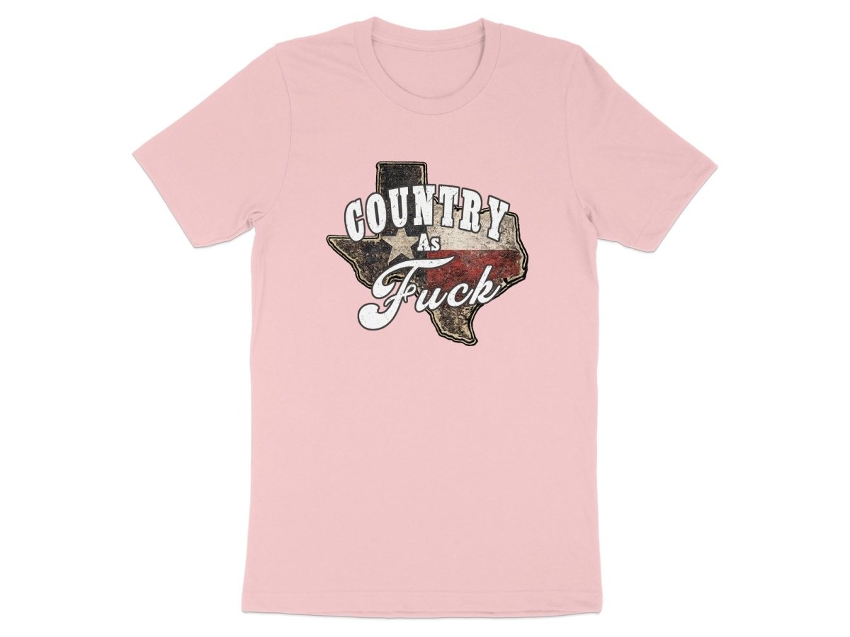 Country As Fuck Texas T-Shirt | Vintage Texas Pride Graphic Tee - Anything AF