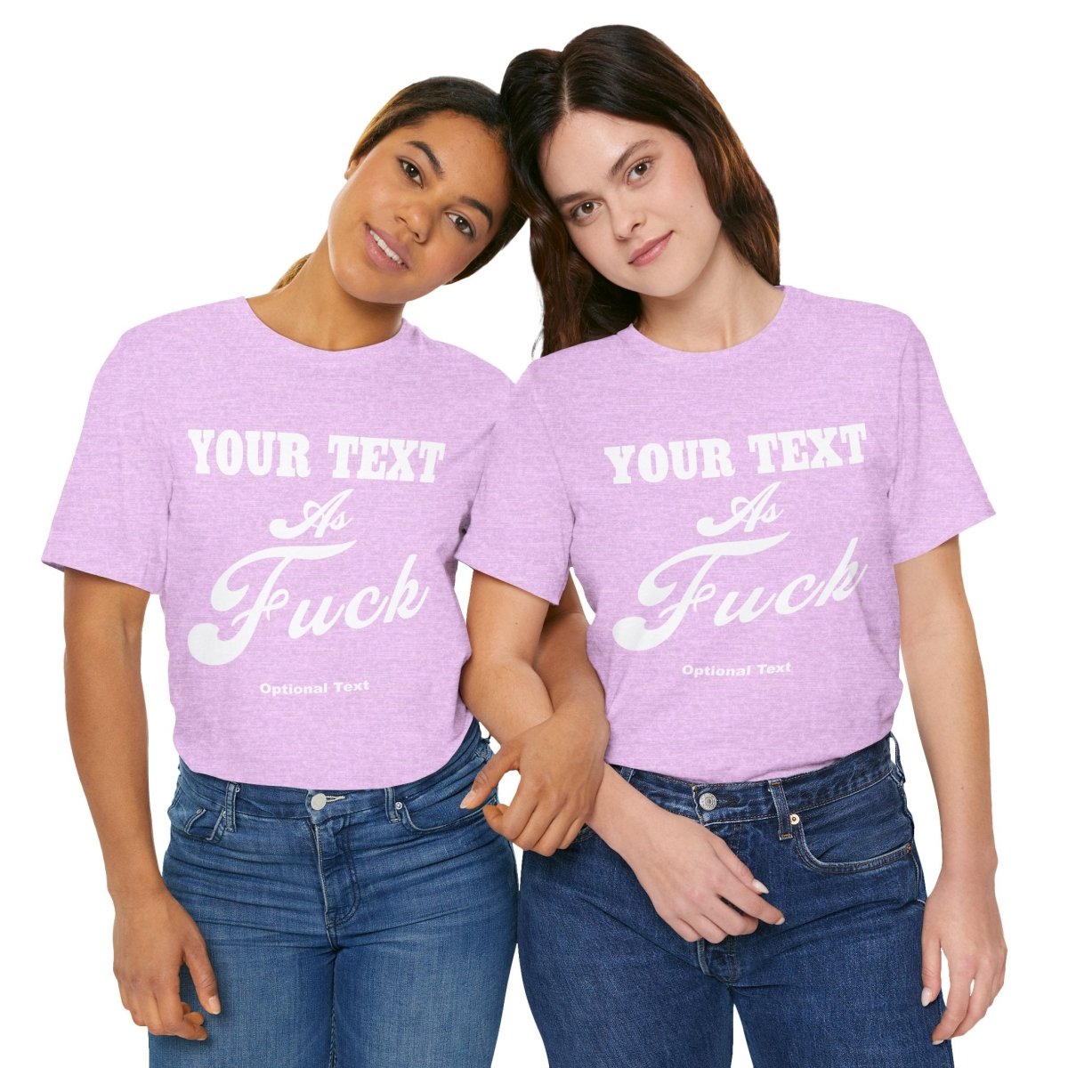 Custom Anything As Fuck Shirt | Personalized NSFW T-Shirt with Your Custom Text In White Print - Anything AF