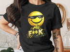 Deal With It As F**K Emoji T-Shirt | Sunglasses Smiley Graphic Tee - Anything AF