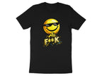 Deal With It As F**K Emoji T-Shirt | Sunglasses Smiley Graphic Tee - Anything AF