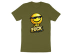 Deal With It As Fuck Emoji T-Shirt | Sunglasses Smiley Graphic Tee - Anything AF
