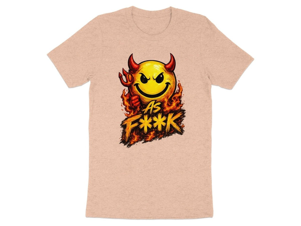 Devil As F**K Emoji T-Shirt | Hellfire Graphic Tee - Anything AF