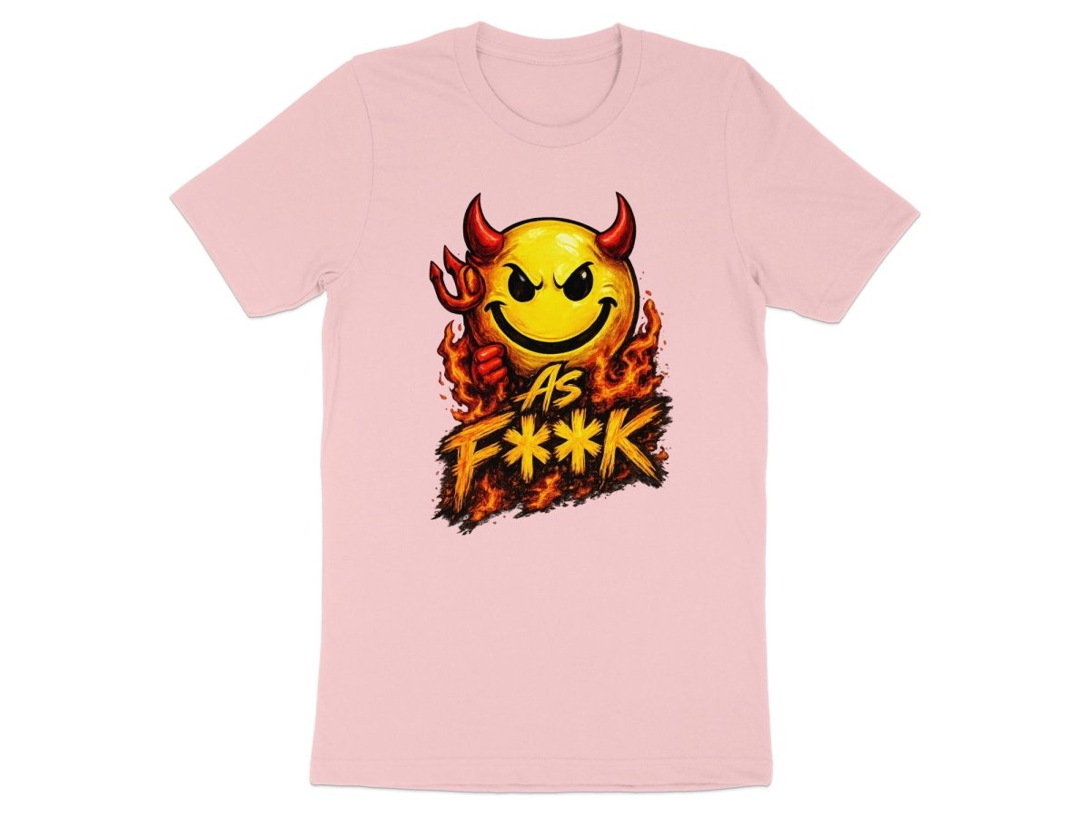 Devil As F**K Emoji T-Shirt | Hellfire Graphic Tee - Anything AF