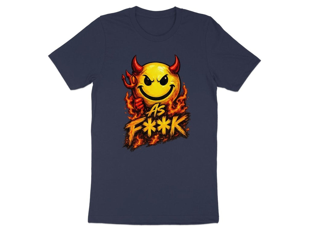 Devil As F**K Emoji T-Shirt | Hellfire Graphic Tee - Anything AF
