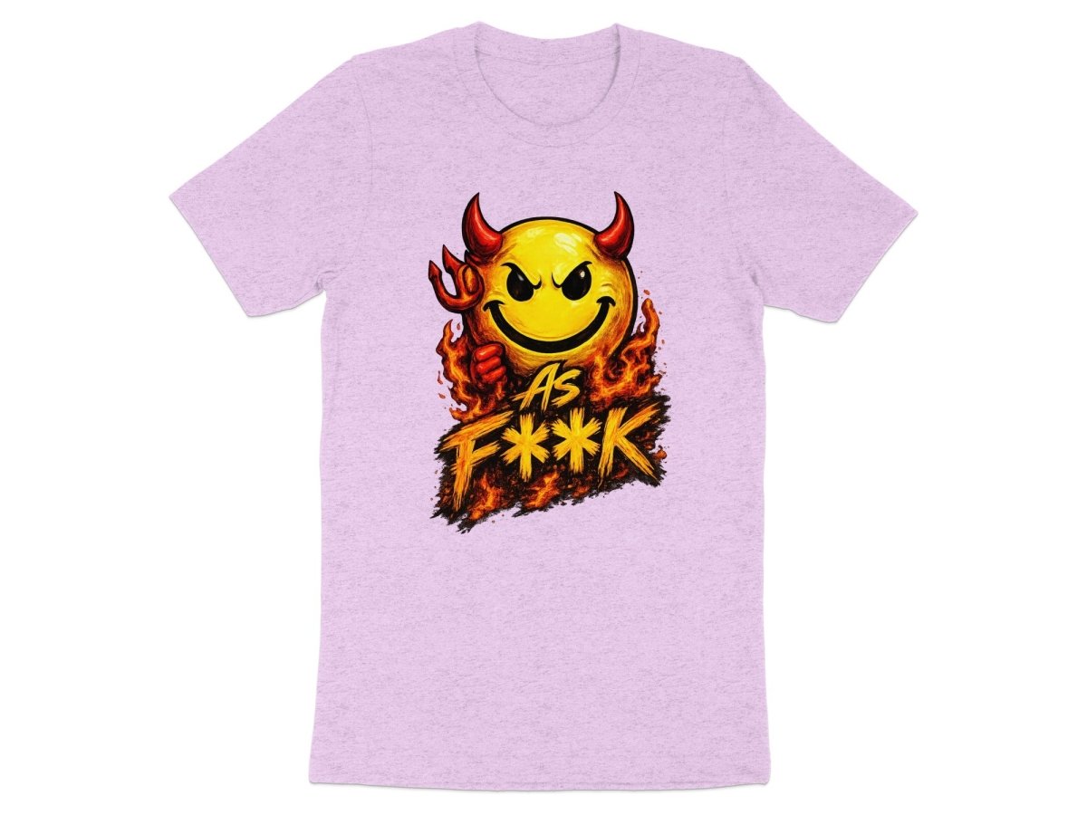 Devil As F**K Emoji T-Shirt | Hellfire Graphic Tee - Anything AF