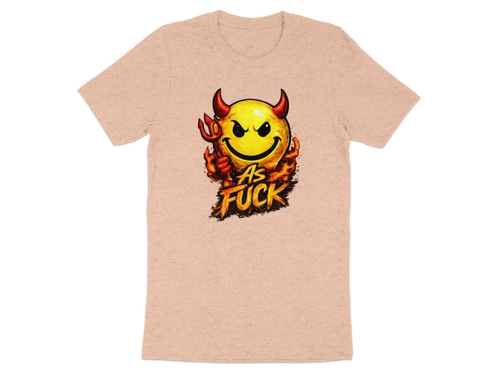 Devil As Fuck Emoji T-Shirt | Hellfire NSFW Graphic Tee - Anything AF