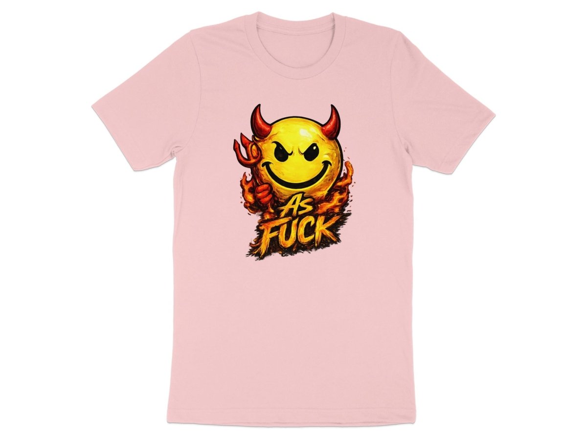 Devil As Fuck Emoji T-Shirt | Hellfire NSFW Graphic Tee - Anything AF