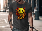 Devil As Fuck Emoji T-Shirt | Hellfire NSFW Graphic Tee - Anything AF