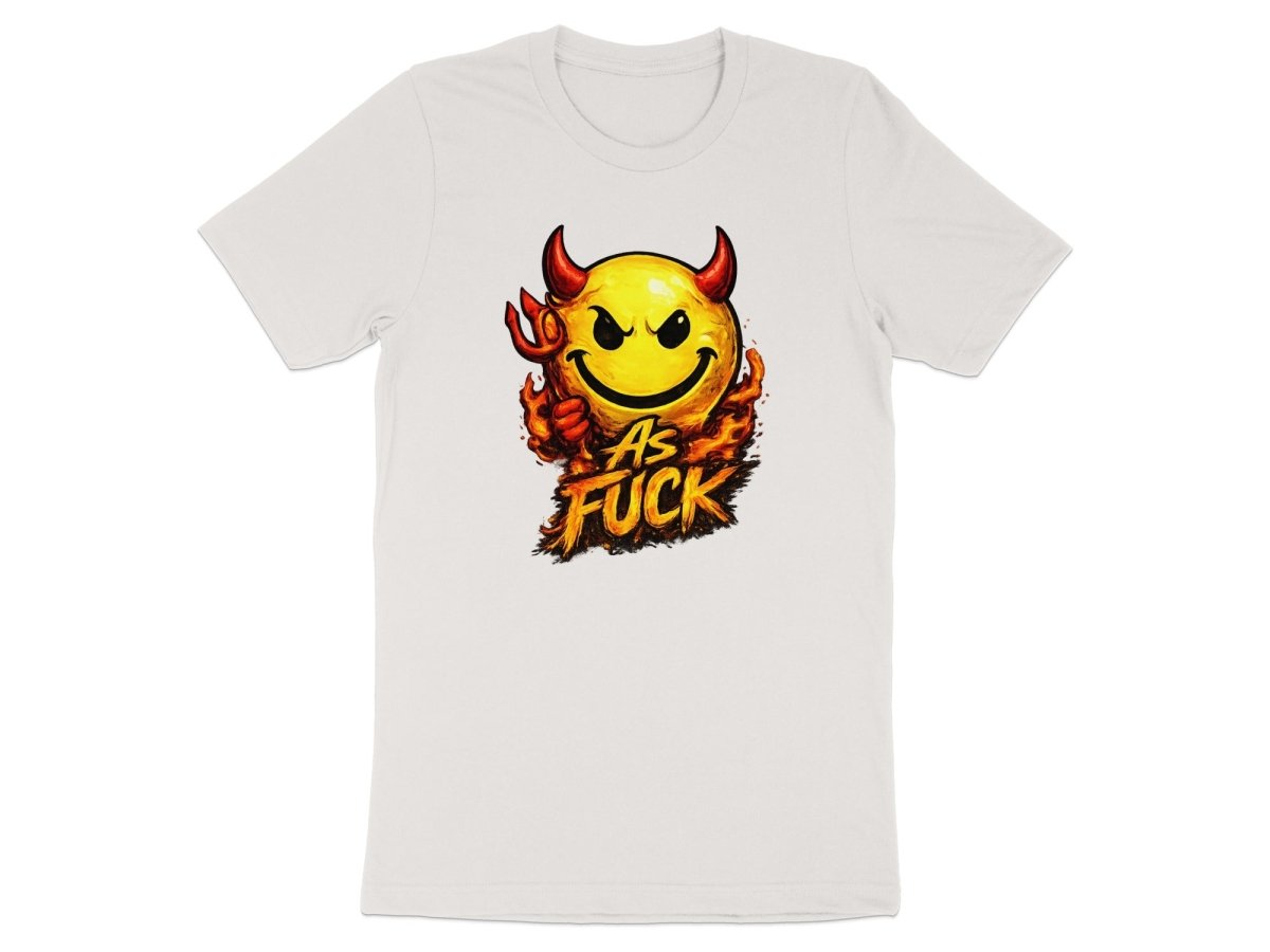 Devil As Fuck Emoji T-Shirt | Hellfire NSFW Graphic Tee - Anything AF