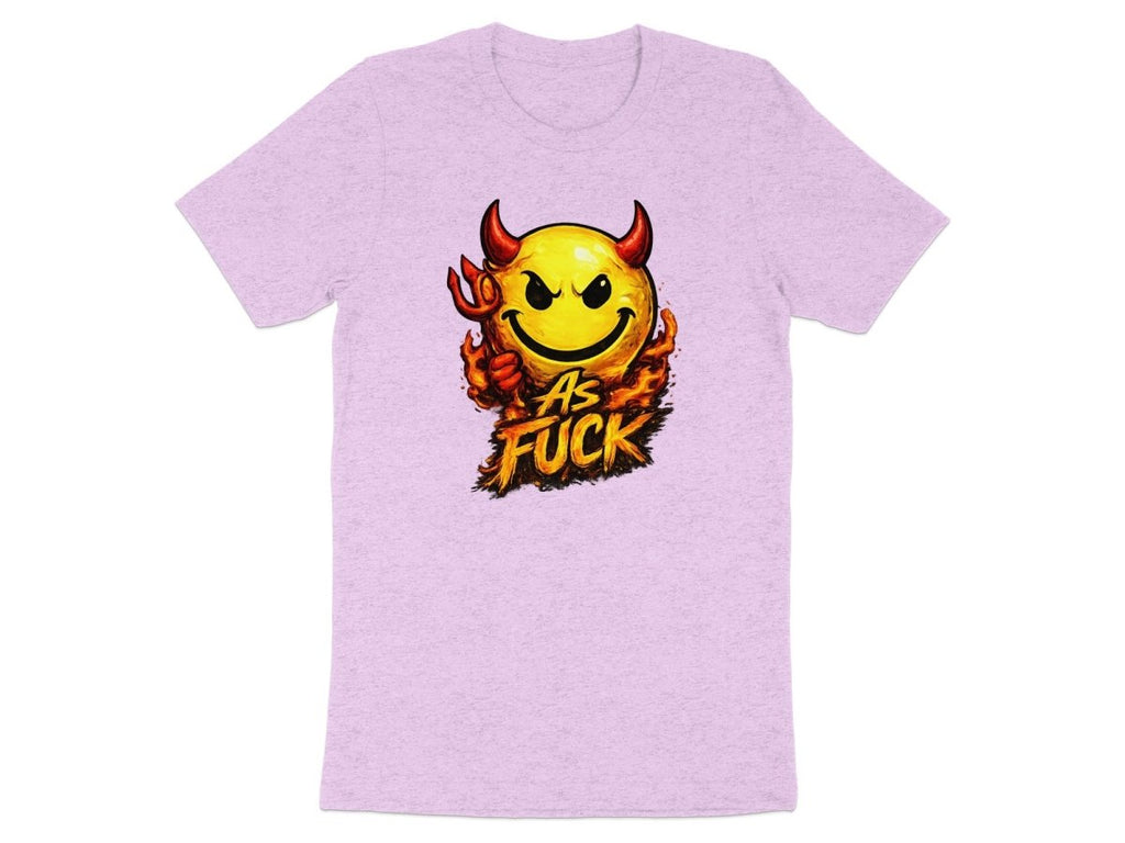Devil As Fuck Emoji T-Shirt | Hellfire NSFW Graphic Tee - Anything AF