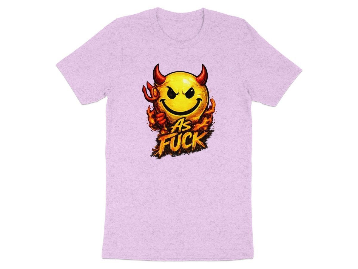 Devil As Fuck Emoji T-Shirt | Hellfire NSFW Graphic Tee - Anything AF