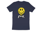 Distressed Smiley As F**K Emoji T-Shirt | Vintage Graphic Tee - Anything AF