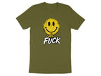 Distressed Smiley As Fuck Emoji T-Shirt | Vintage NSFW Graphic Tee - Anything AF