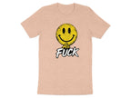 Distressed Smiley As Fuck Emoji T-Shirt | Vintage NSFW Graphic Tee - Anything AF