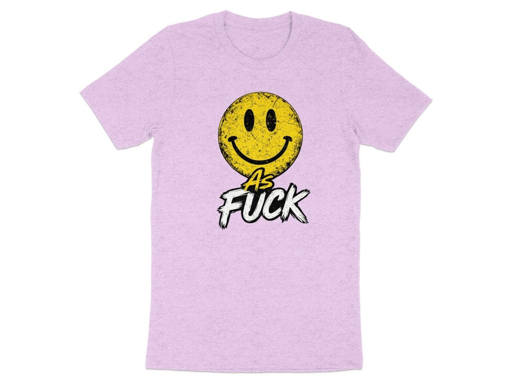 Distressed Smiley As Fuck Emoji T-Shirt | Vintage NSFW Graphic Tee - Anything AF