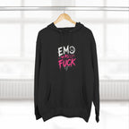 Emo As Fuck Hoodie | Emo Graphic Hooded Sweatshirt | Alternative Goth Scene Hoodie | Lane Seven Premium Fleece Hoodie - Anything AF