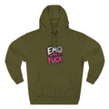 Emo As Fuck Hoodie | Emo Graphic Hooded Sweatshirt | Alternative Goth Scene Hoodie | Lane Seven Premium Fleece Hoodie - Anything AF
