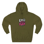 Emo As Fuck Hoodie | Emo Graphic Hooded Sweatshirt | Alternative Goth Scene Hoodie | Lane Seven Premium Fleece Hoodie - Anything AF