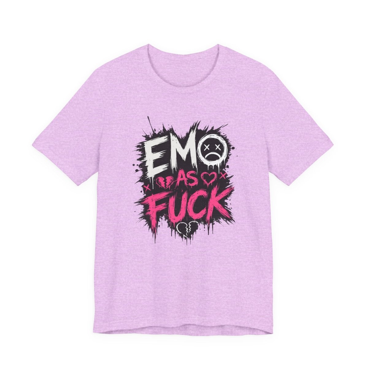 Emo As Fuck T-Shirt | Alternative Emo Graphic Tee | Goth & Scene Aesthetic Shirt | Unisex Softstyle Tee (18 Colors) - Anything AF