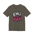 Emo As Fuck T-Shirt | Alternative Emo Graphic Tee | Goth & Scene Aesthetic Shirt | Unisex Softstyle Tee (18 Colors) - Anything AF
