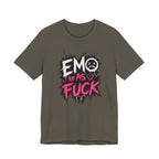 Emo As Fuck T-Shirt | Alternative Emo Graphic Tee | Goth & Scene Aesthetic Shirt | Unisex Softstyle Tee (18 Colors) - Anything AF