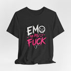 Emo As Fuck T-Shirt | Alternative Emo Graphic Tee | Goth & Scene Aesthetic Shirt | Unisex Softstyle Tee (18 Colors) - Anything AF